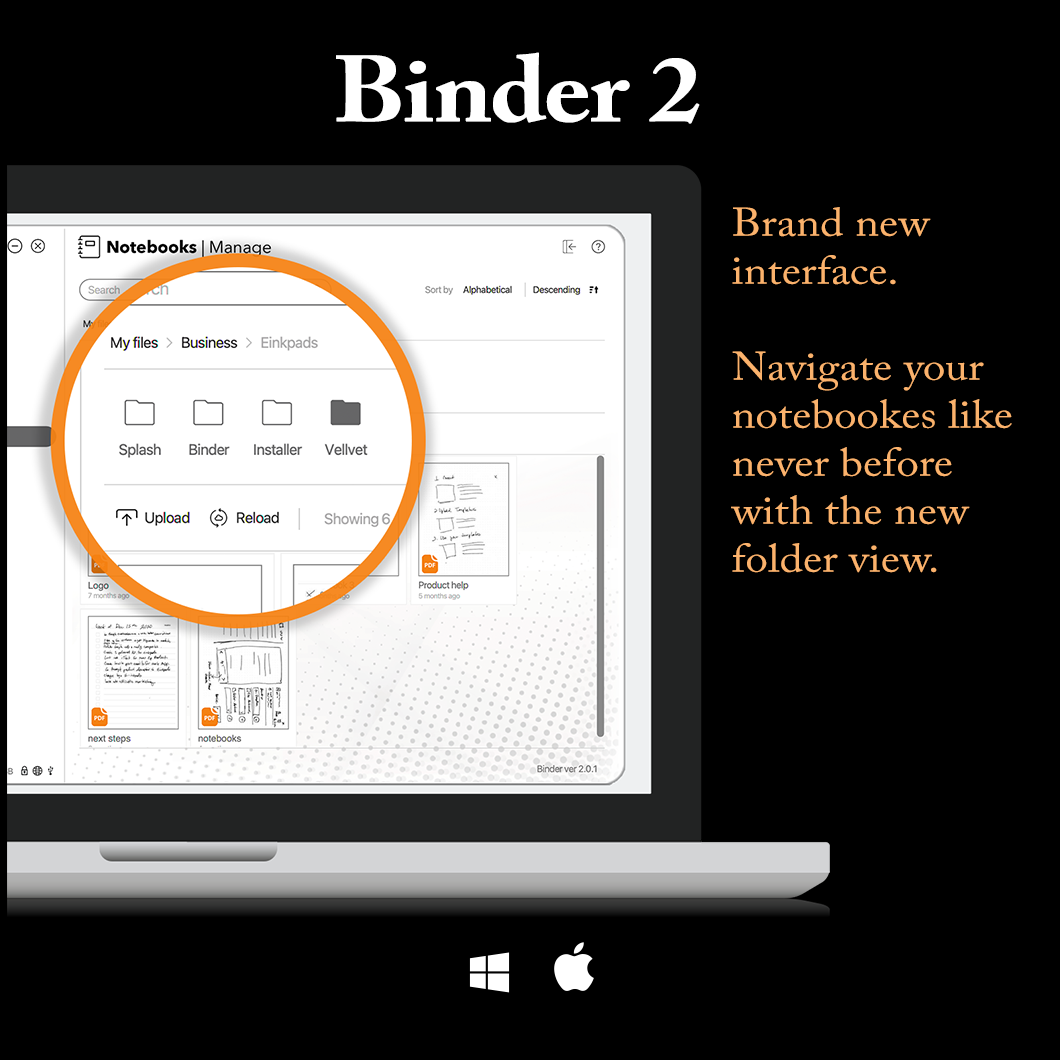 Navigate your notebooks like never before. Custom templates supported.